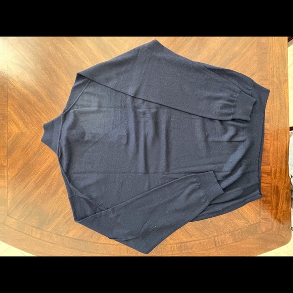 Joseph A Bank Long Sleeve Merino Wool Seater/Polo - Picture 3 of 3